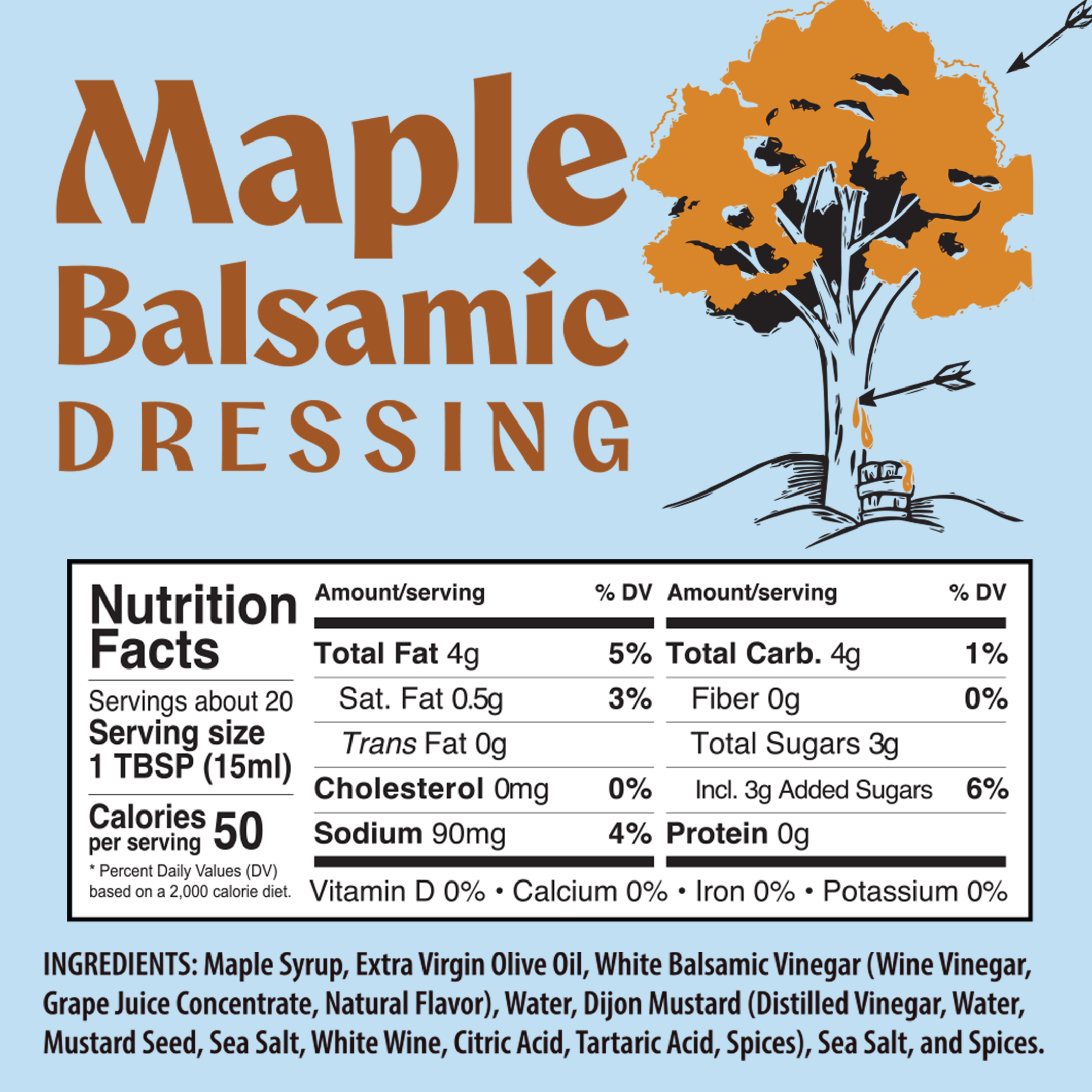 Maple Balsamic Vinaigrette 10z - Bundle of 6