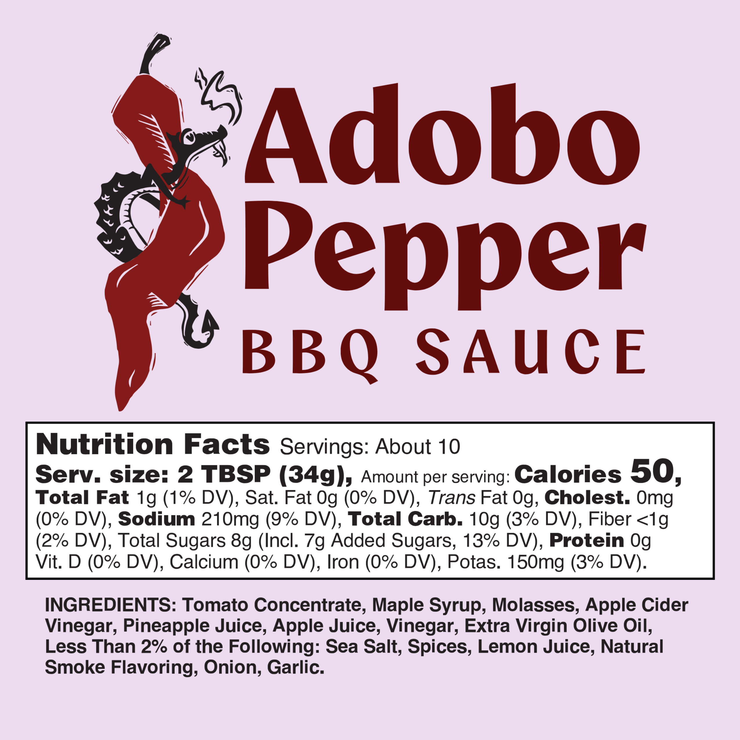 Preorder Adobo Pepper BBQ Sauce